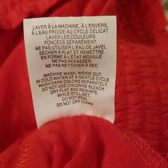 AE Sport Flutter Sleeve Peasant Blouse Red Size 2X - Picture 16 of 16